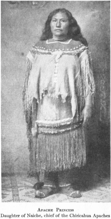 Apache princess, daughter of Naiche, chief of the Chiricahua Apaches