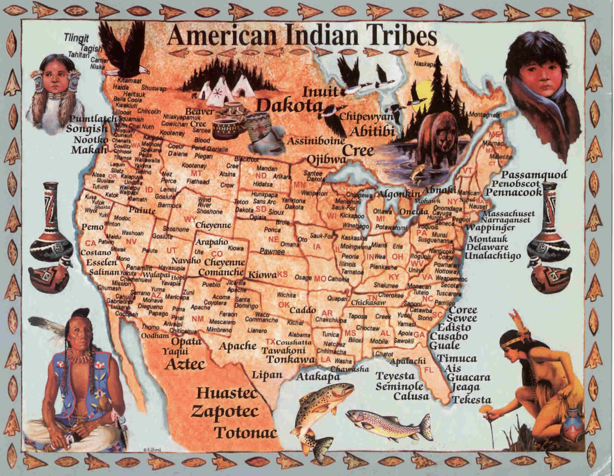 American Indian Tribes @ Ya-Native.com